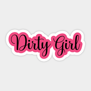 Dirty Girl Mud Run Sticker